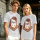 Olive T-Shirt With Cute Smores Character Graphic Print