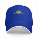 Black Baseball Cap With Forest Spirit Graphic Design