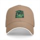 Black Baseball Cap With Anime Swordsman Green Graphic Print