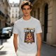 Olive t-shirt with angry boxing pizza slice graphic and 'You Wanna Pizza Me?' text