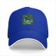 Black Baseball Cap With Anime Swordsman Green Graphic Print