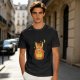 Olive T-Shirt With Cute Pumpkin Creature And Moon Star Print