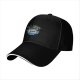 Black baseball cap with retro cassette tape 'I'm a Mess' graphic