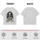Olive t-shirt with skeleton graphic and 'It Is What It Is' text