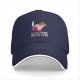 Black baseball cap with Kirby holding cake and knife, text 'Calm Down I'm Only Here For The Cake'