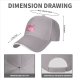 Black baseball cap with pink ramen bowl graphic design