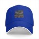 Black Baseball Cap With Christmas Calories Don't Count Festive Print