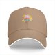 Black Baseball Cap With Pac-Man Ice Cream Cone Graphic