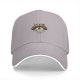 Black Baseball Cap With Raccoon Head Graphic Design