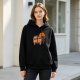 Black Hoodie With Michael's Garage Horror Artwork Print