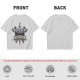Olive T-Shirt With Viking Mountain Axe Sword 'Roll Your Fate' Print