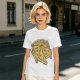 Olive Green T-Shirt With Pepperoni Pizza Slice Graphic