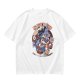Olive T-Shirt with Black Magic Coffee Wizard Cat Graphic