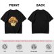 Olive Green T-Shirt With Cute Mushroom Skull Graphic