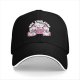 Black Baseball Cap With Buff Hello Kitty One Trip Club Print