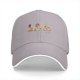 Black Baseball Cap With Whimsical Eyed Monster Creature Artwork