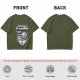 Olive Graphic T-Shirt Featuring Welcome To The Ramen Cult Art