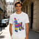 Oops Donkey Pinata Graphic Olive Green T-Shirt