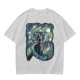 Olive T-Shirt With Sorcerer Mickey Starry Night Artwork