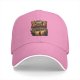Black baseball cap with Cat on Titan themed graphic print