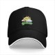 Black baseball cap with cute sun graphic and 'Will I Ruin This Day?' text