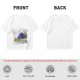 Olive T-Shirt with Witch Hat and Broom Halloween Graphic