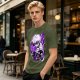 Olive Anime Graphic T-Shirt Featuring Killua Zoldyck