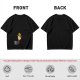 Olive Green T-Shirt with Smiling Boy in Yellow Hat Graphic