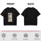 Olive T-Shirt with The Fool Tarot Card Anime Print