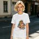 Olive T-Shirt With Angel Pizza Slice 'Heaven's Slice' Graphic