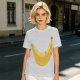 Olive Green T-Shirt With Large Banana Peel Graphic Print