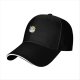 Black Baseball Cap With Cute Cartoon Character Emblem