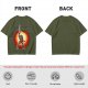 He-Man Sword Raised Graphic Olive Green T-Shirt