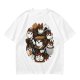 Olive T-Shirt With Cute S'mores Cat Graphic Design
