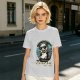 Olive graphic tee with sarcastic hungry opossum in sunglasses