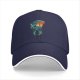 Black Baseball Cap With Fantasy Warrior Art Print