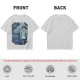 Olive T-Shirt Featuring Princess Mononoke Wolf Artwork