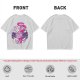 Olive Green T-Shirt With Fantasy Character Graphic Print