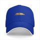 Black Baseball Cap with Sleeping Pug Graphic Design