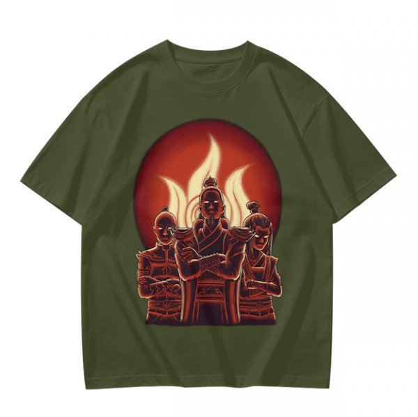 Avatar Fire Nation Characters Graphic Tee
