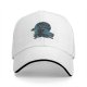 Black baseball cap with water tribe symbol and warrior graphic