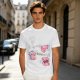 Olive T-Shirt With Cute Axolotl Relaxalotl Graphic Print