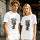 Olive green t-shirt with Carpe Beer grim reaper holding beer mug graphic