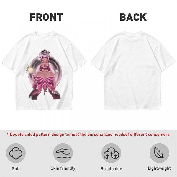 Olive T-Shirt With Glinda The Good Witch Graphic Print