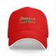 Black baseball cap with 'You Literally Mean Figuratively' text print