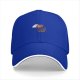 Black Baseball Cap With Cute Cartoon Bird Print