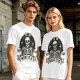Olive t-shirt with skeleton graphic and 'It Is What It Is' text