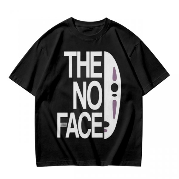 Olive T-shirt with The No Face graphic print