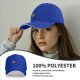 Black baseball cap with a cartoon flying burger graphic