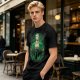 One Piece Roronoa Zoro Graphic Print Olive T-Shirt